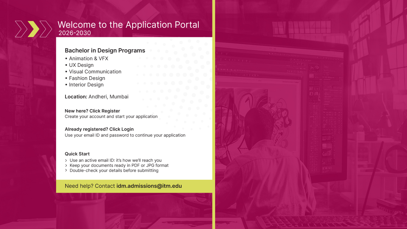 Application Guidelines Banner